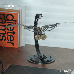 Bdesktop Mechanical Flying Bird Creative Decoration,Retro Handmade Ornament