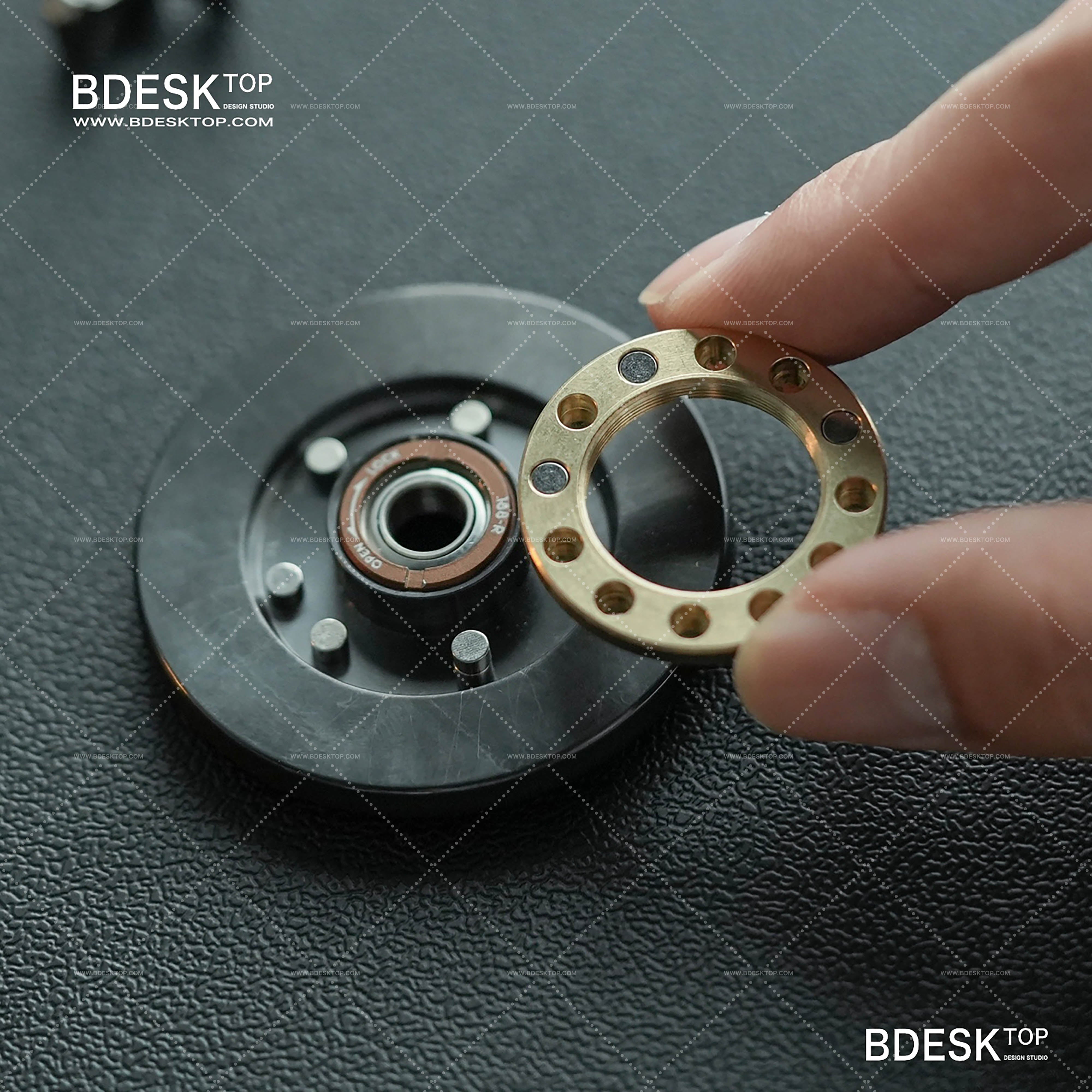 Bdesktop Mechanical Gear Fortune Spin Fidget Spinner