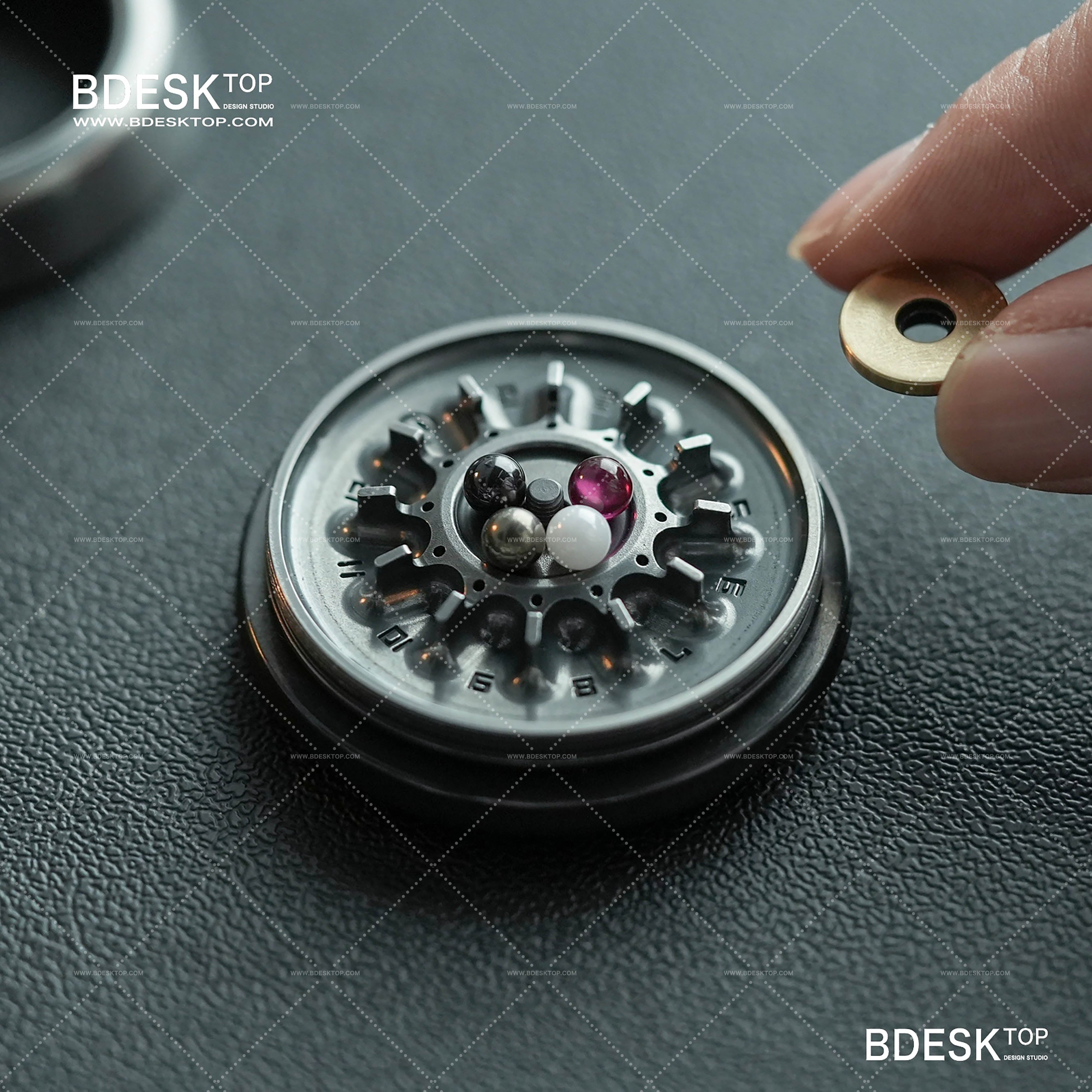 Bdesktop Mechanical Gear Fortune Spin Fidget Spinner