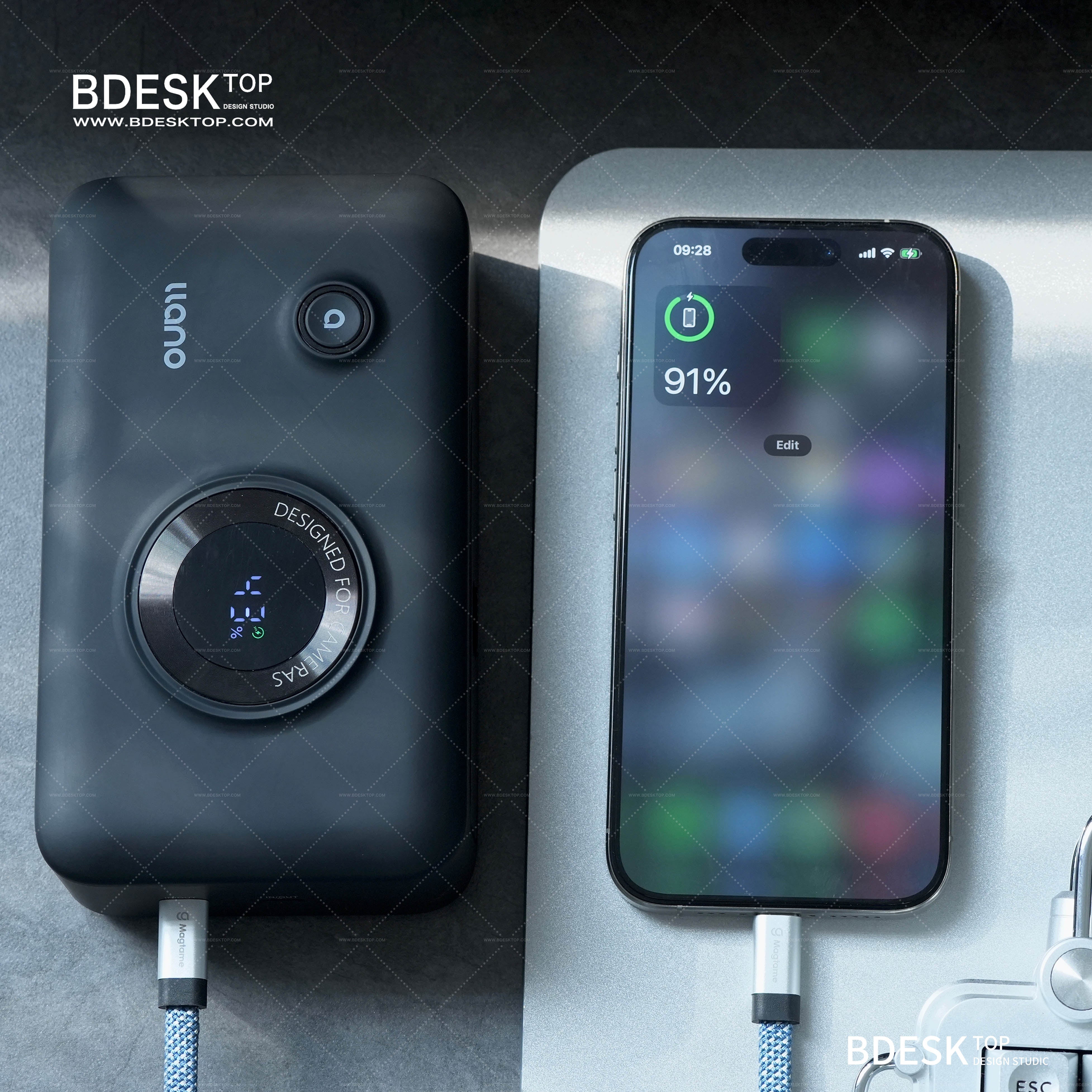 Bdesktop Fast Charging And Energy Storage Box For Camera Battery Compatible With Sony