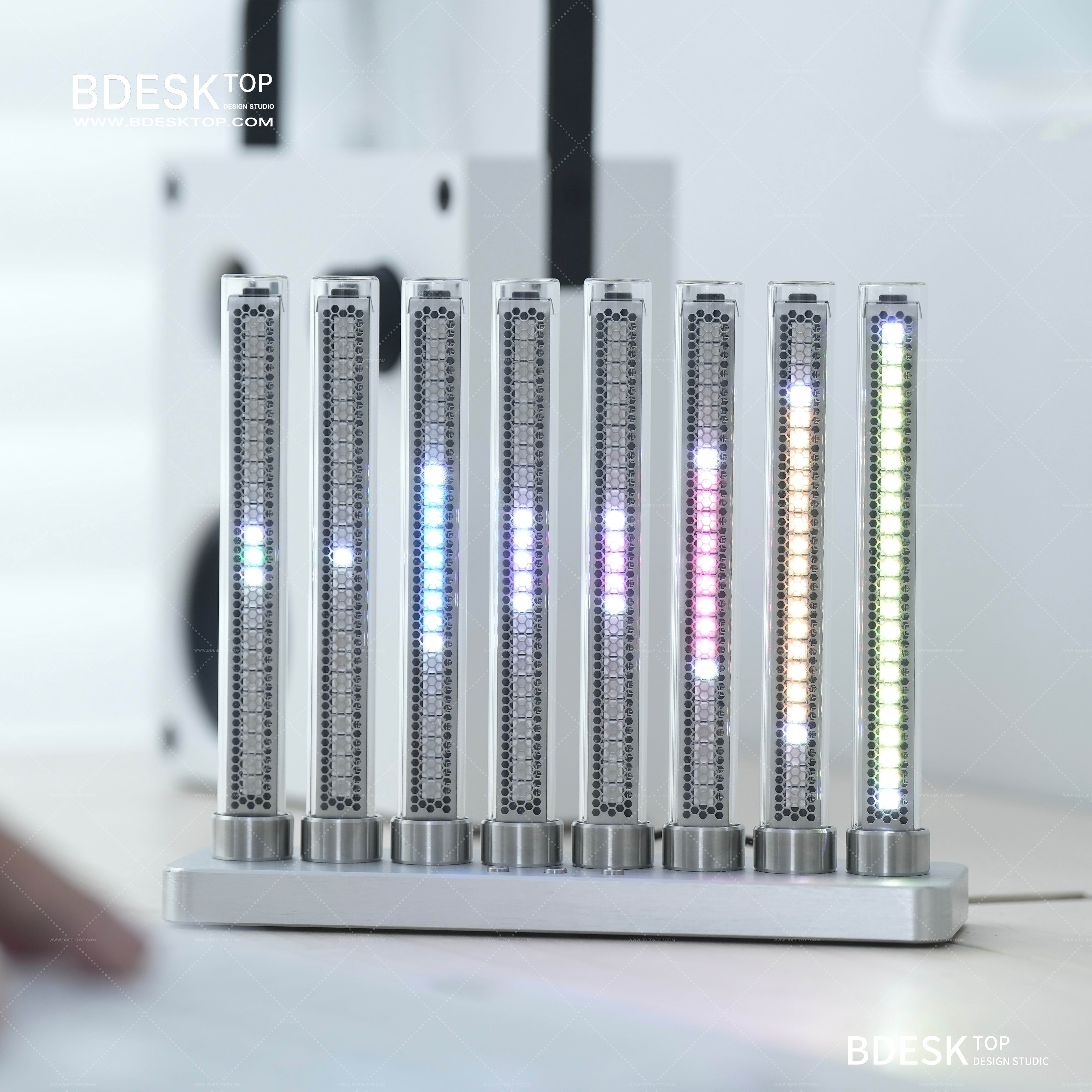 Bdesktop RGB Simulated Neon Tube, Audio Light, Dynamic Rhythm Light, Ambient Light