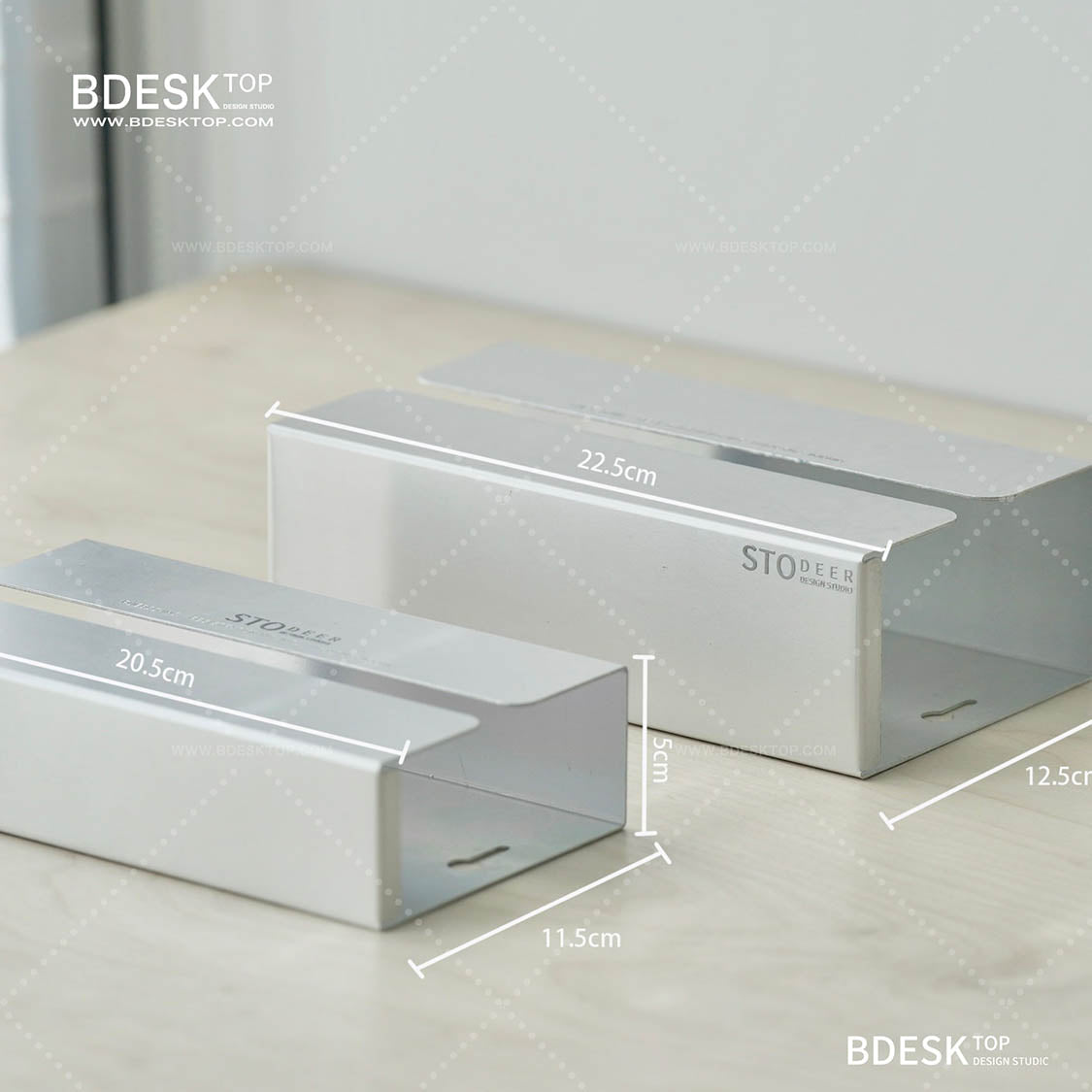 Bdesktop Rectangular Aluminum Tissue Box: Wall-Mountable Hole-Free Paper Towel Holder