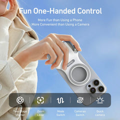 Bdesktop Magnetic Camera Grip with Wireless Shutter – Perfect for iPhone, Android & Vlogging