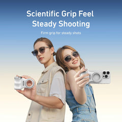 Bdesktop Magnetic Camera Grip with Wireless Shutter – Perfect for iPhone, Android & Vlogging