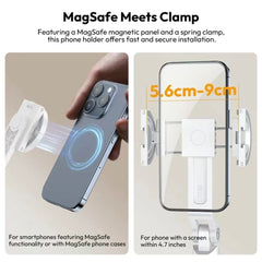Bdesktop Overhead Selfie Stick with MagSafe Clamp Photograph Tripod for Phone Livestreaming Vlog with Remote Control
