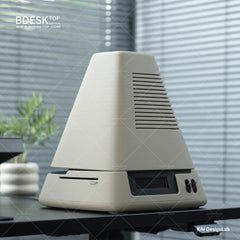 Bdesktop 3D-Printed Workstation Dock – Retro Pyramid Design