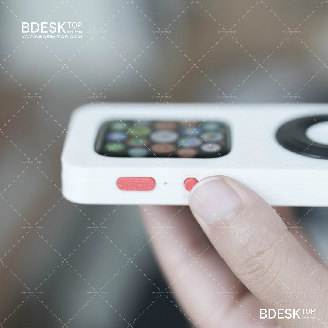 Bdesktop 3D-Printed Smartwatch Case with Fidget Scroll – Stress-Relief Cover for Multiple Sizes