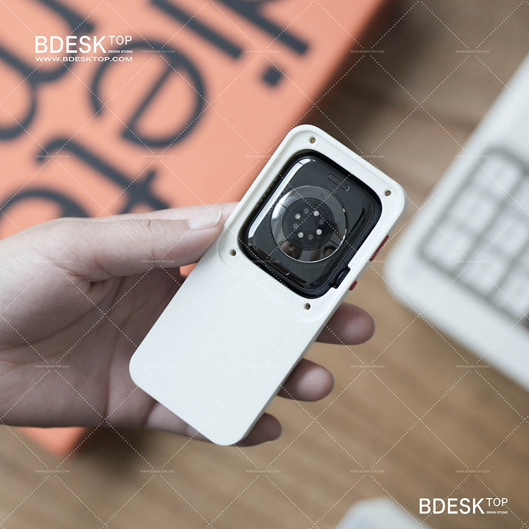 Bdesktop 3D-Printed Smartwatch Case with Fidget Scroll – Stress-Relief Cover for Multiple Sizes