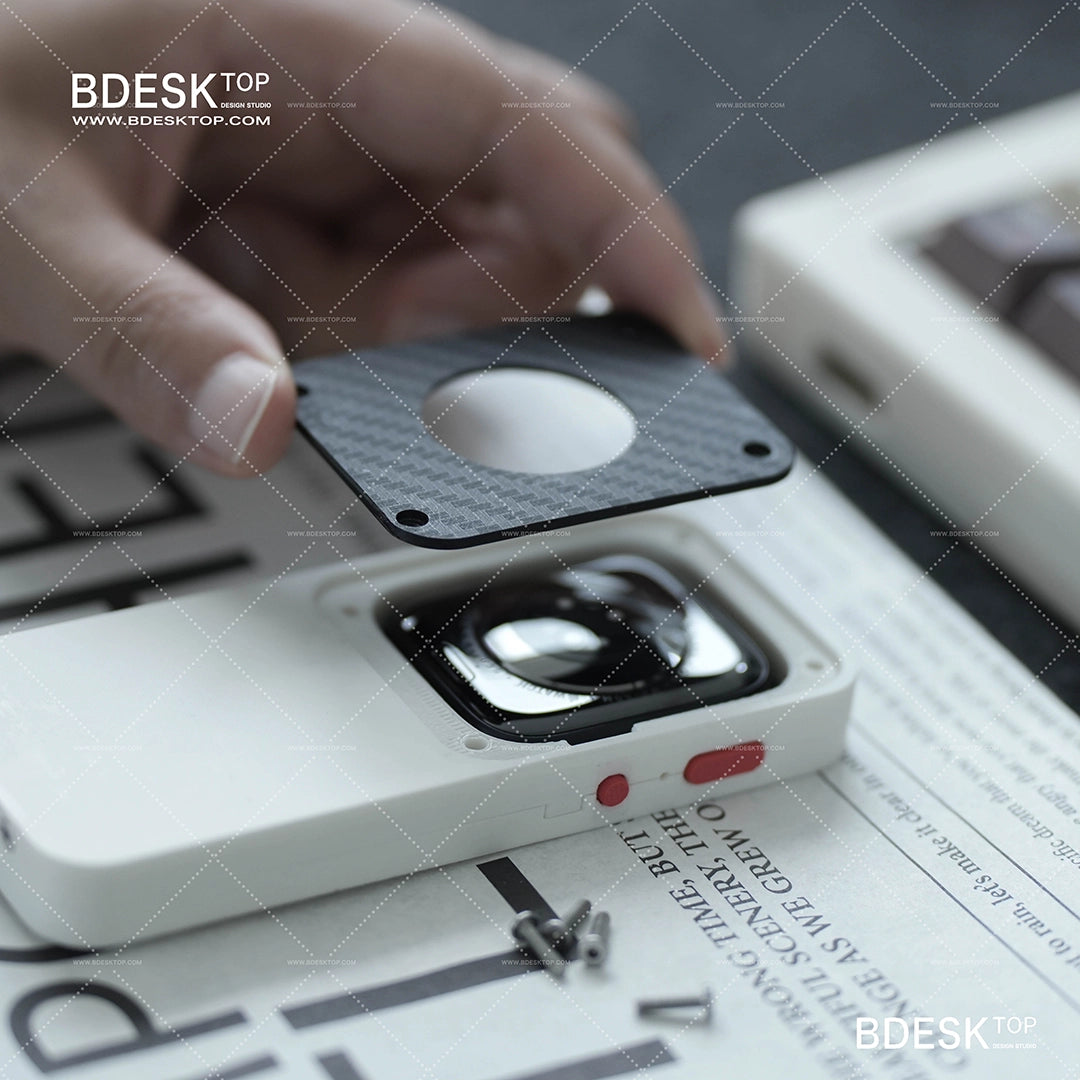 Bdesktop 3D-Printed Smartwatch Case with Fidget Scroll – Stress-Relief Cover for Multiple Sizes