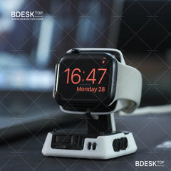 Bdesktop 3D-Printed Pyramid Smartwatch Charging Stand – Retro Industrial Desk Holder