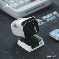 Bdesktop 3D-Printed Pyramid Smartwatch Charging Stand – Retro Industrial Desk Holder