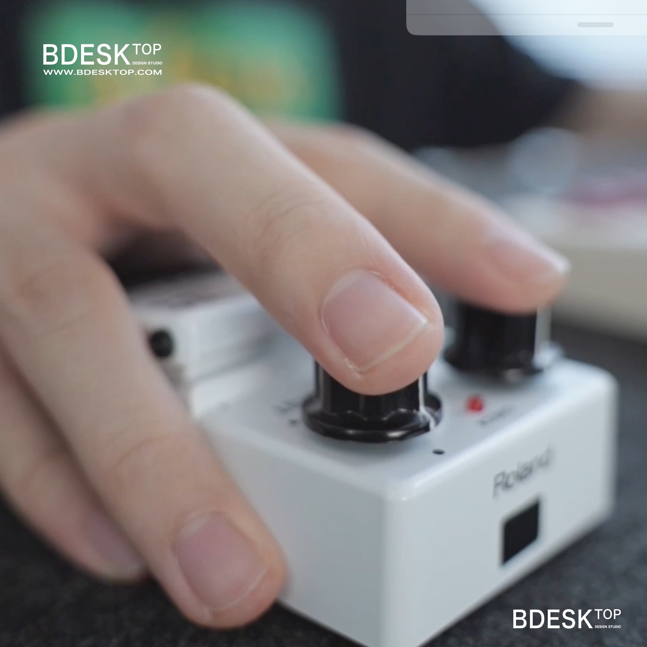 Bdesktop Retro Wireless Mouse – Guitar Pedal Edition