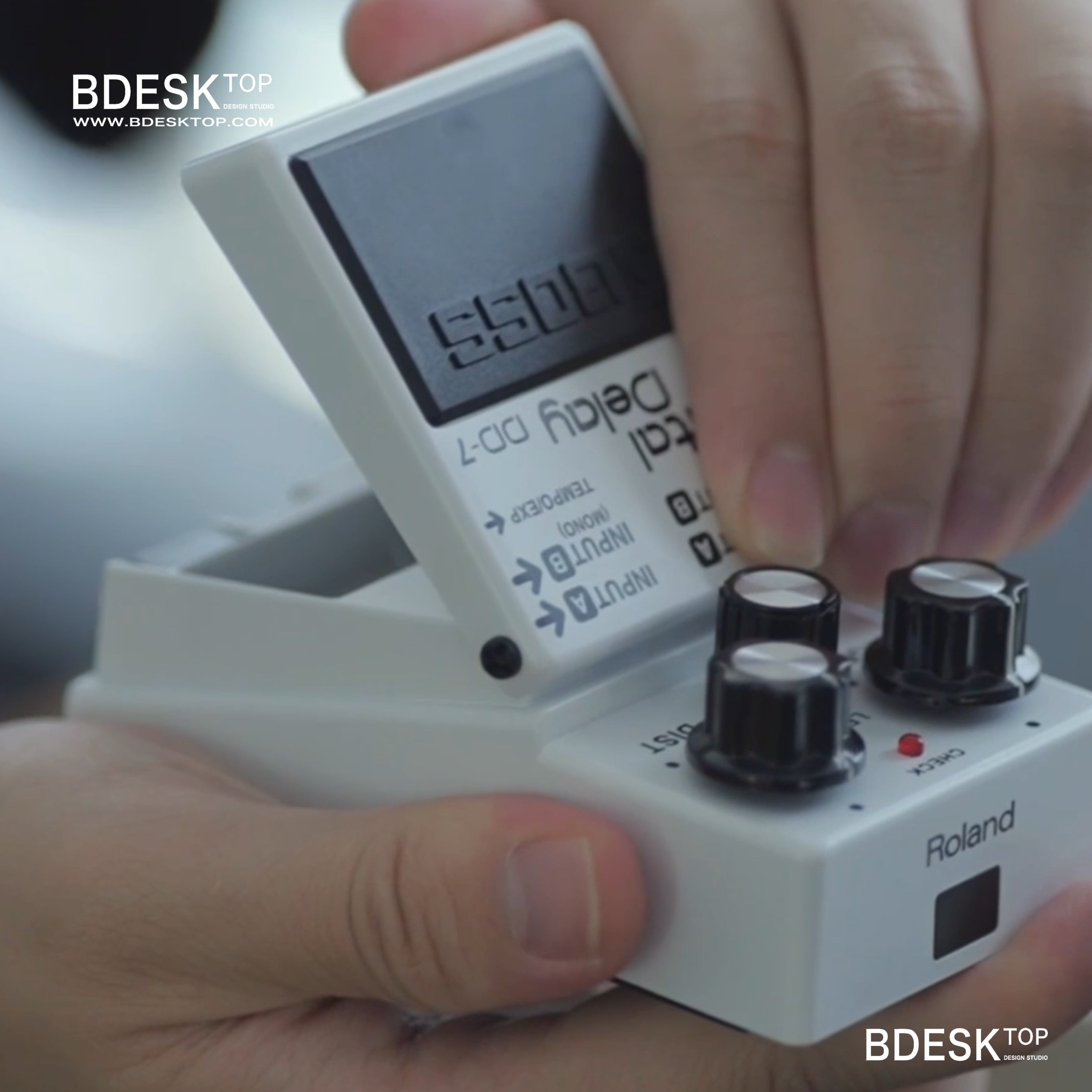 Bdesktop Retro Wireless Mouse – Guitar Pedal Edition