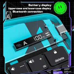 Bdesktop 360° Keyboard Case with RGB Backlight & Pencil Holder