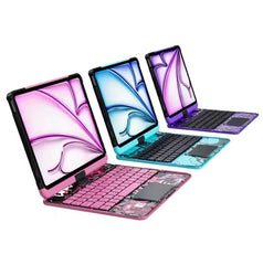 Bdesktop 360° Keyboard Case with RGB Backlight & Pencil Holder