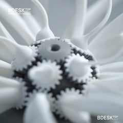 Bdesktop Mechanical Flower Kinetic Sculpture – 3D Printed DIY Creative Desktop Gift