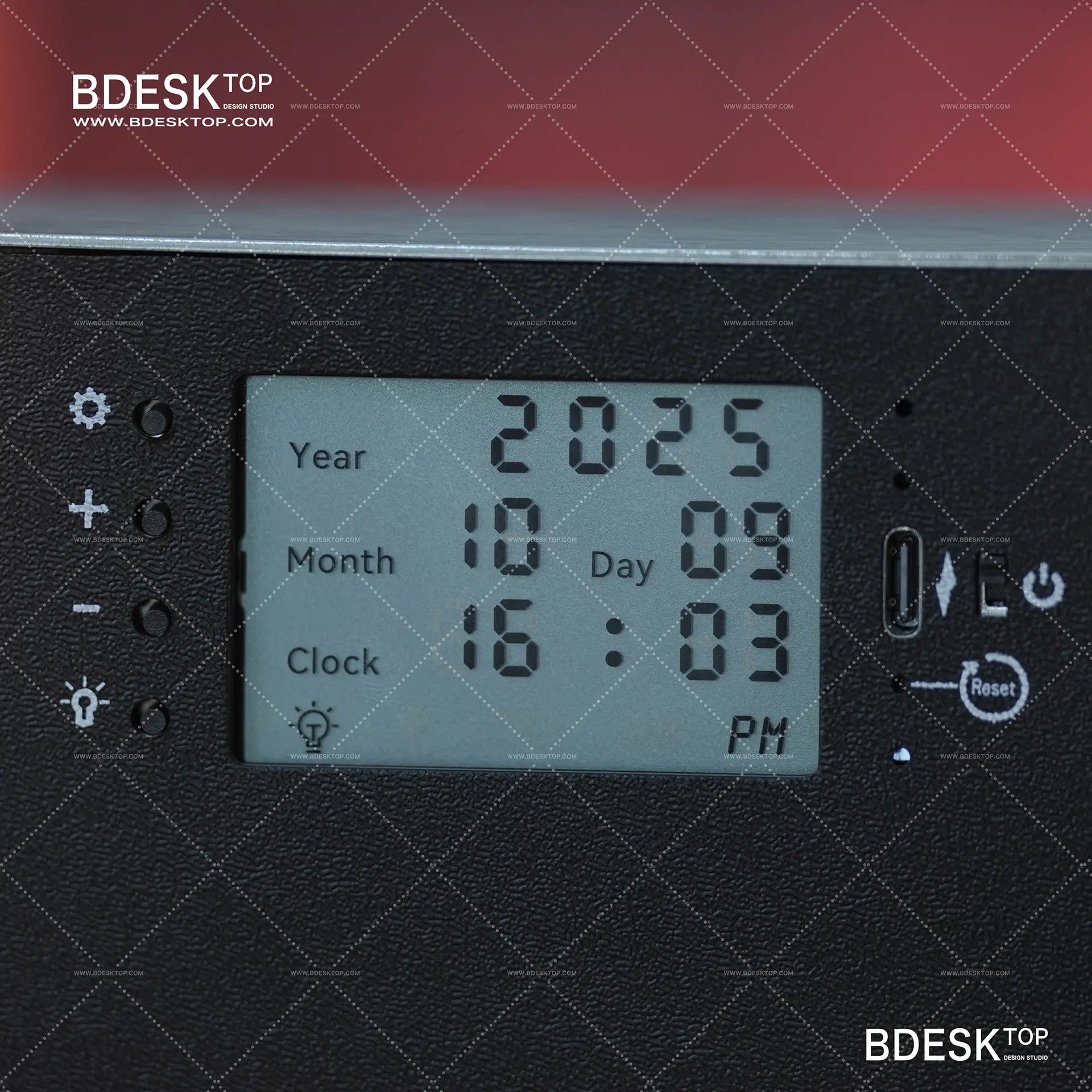 Bdesktop Automatic Flip Electronic Calendar – Smart Perpetual Desk Display