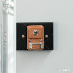 Bdesktop Retro Metal Wall Switch – Industrial Vintage Design with Label Tag