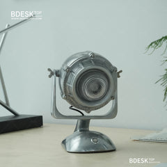 Bdesktop Cast Aluminum Engine Desk Lamp, Vintage Industrial Style Touch Bedroom Bedside Lamp