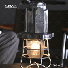 Bdesktop Cast Aluminum Explosion-Proof Chandelier,Vintage Industrial Style Floor lamp, Hand Lamp