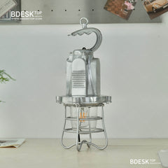 Bdesktop Cast Aluminum Explosion-Proof Chandelier,Vintage Industrial Style Floor lamp, Hand Lamp