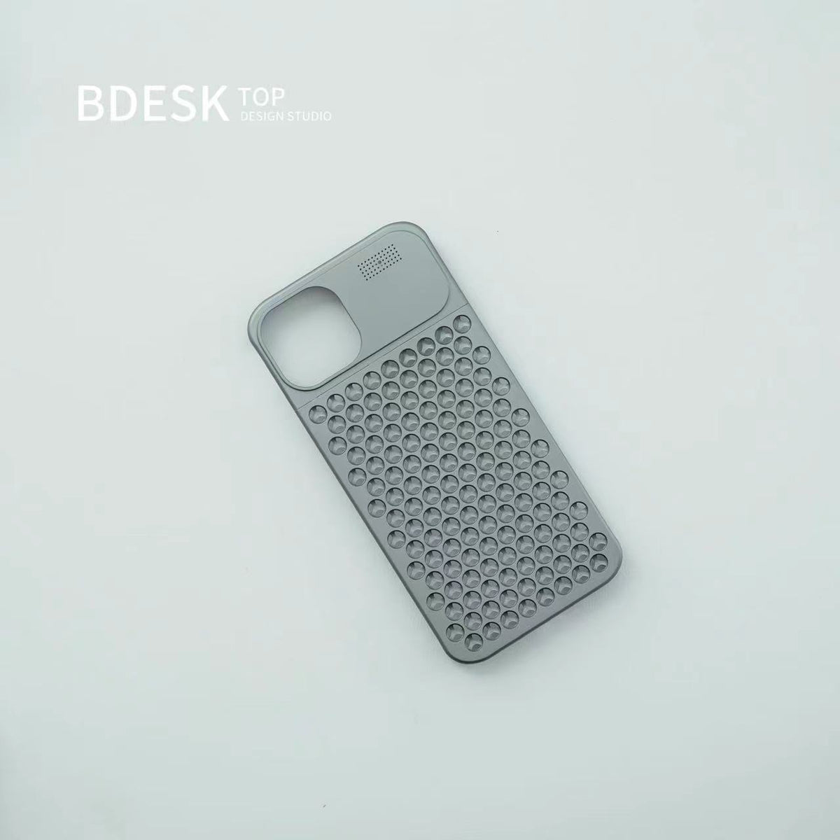 Bdesktop Aromatherapy Phone Case For iphone,Aluminum Alloy Anti-fall Heat Dissipation Bezel Slim Phone Case