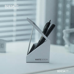 Bdesktop Creative metal architecture aluminum alloy pen holder