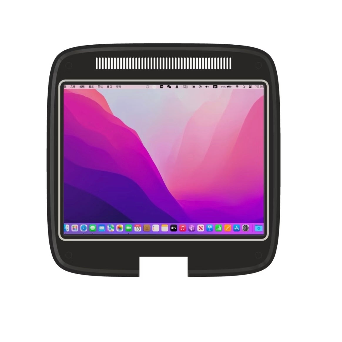 Bdesktop 3D-Printed Workstation Dock – Retro Pyramid Design