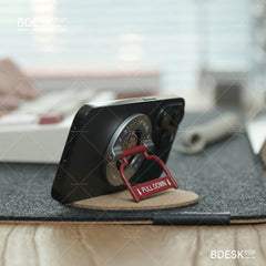 Bdesktop Magnetic Phone Holder Stand – Flexible Rotation, Premium Metal Construction, Matte Finish