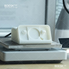 Bdesktop 3D Printed Phone Stand with MagSafe Charging and Clock Display for IPhone 15/Pro/Pro max