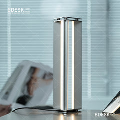 Bdesktop Minimalist Modern Metal Ambient Light, Designer Style Metal Lamp